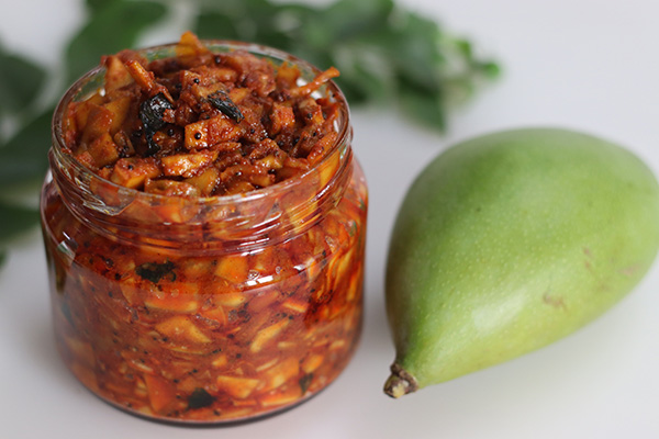 Raw Mango Thokku / Shredded Pickle